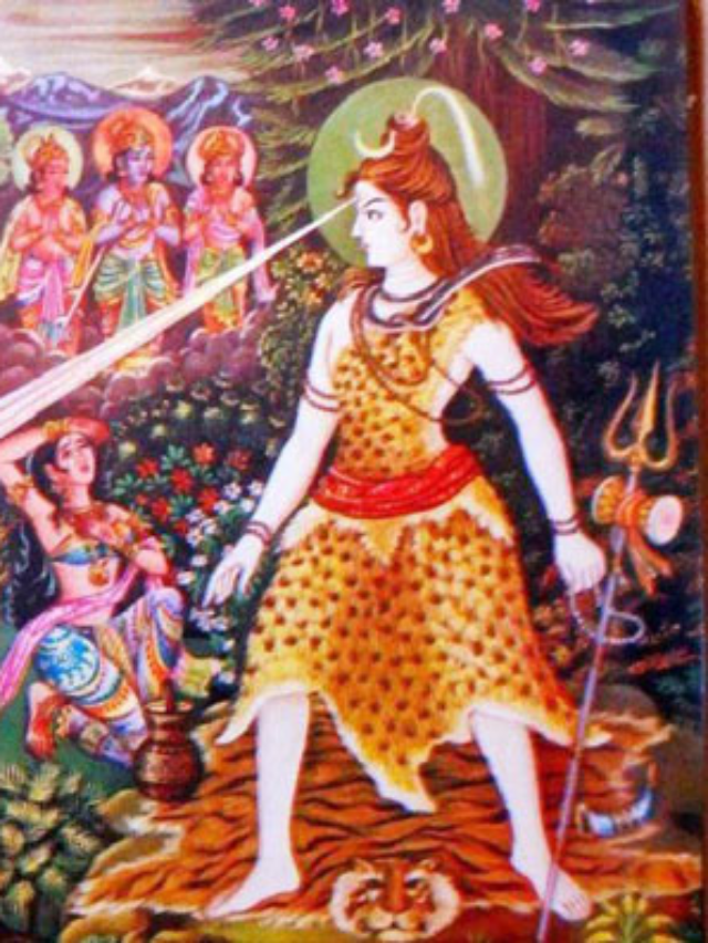 Why did Kamadeva attack Lord Shiva with an arrow